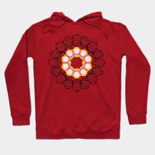 mandala Clamber drawing Hoodie